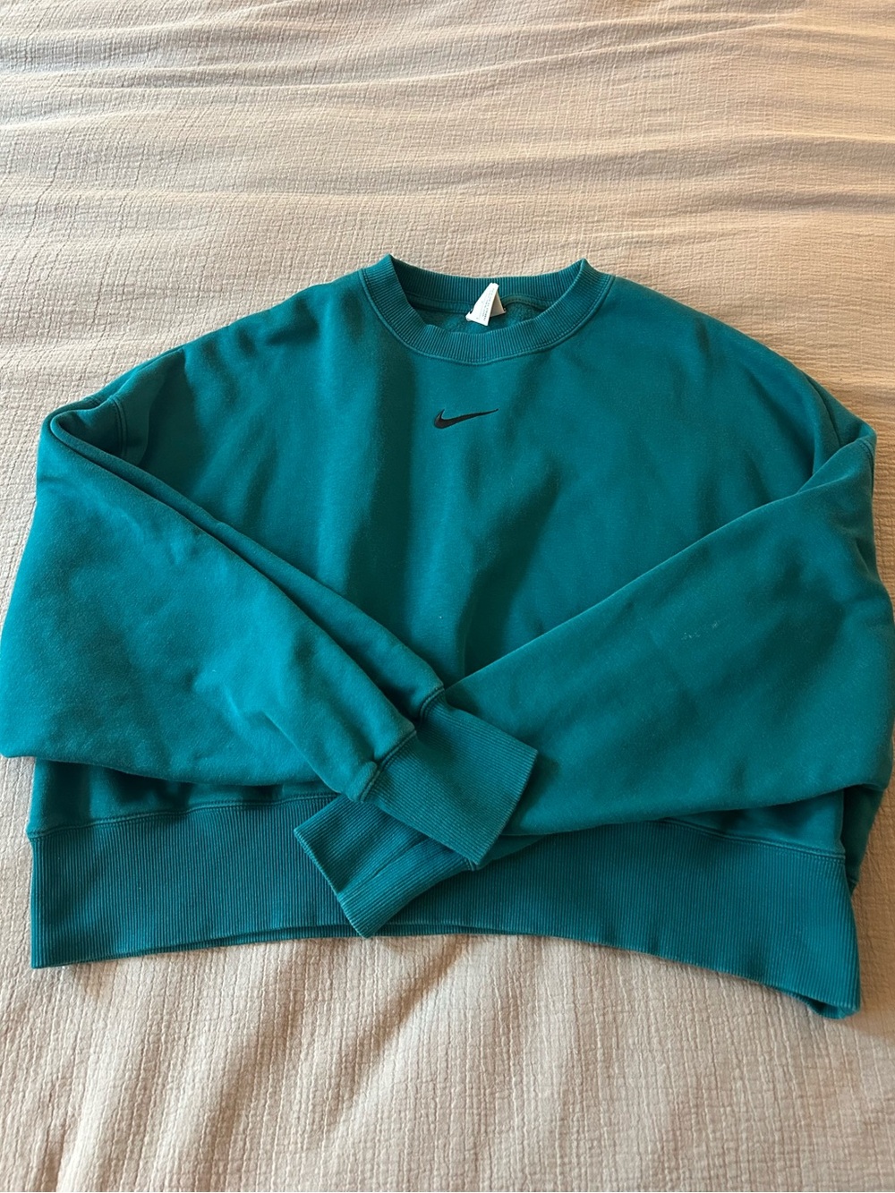 Nike Cropped Studio Fleece Sweatshirt